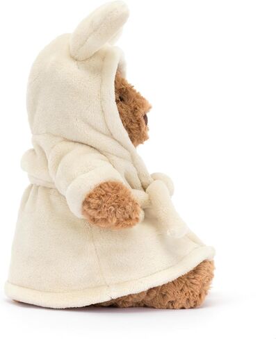 Jellycat Bartholomew Bear with Bathrobe Stuffed Animal, 10 inches - Teddy Bear Plush - Soft & Huggable - Classic Children's Gift in Saudi Arabia