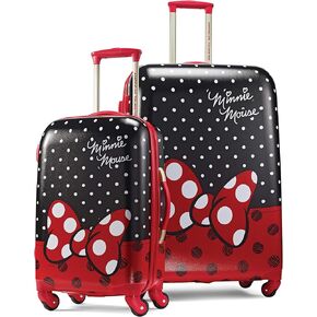 American Tourister Unisex Kid's Disney Hardside Luggage with Spinner Wheels, Multicolor, Carry-On 20-Inch in Kuwait