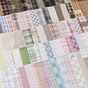 120 قطعة من ورق القصاصات بنمط القماش، لوازم المجلات القديمة غير المرغوب فيها، مواد سجل القصاصات الزخرفية الجمالية للبالغين، الحرف الفنية اليدوية لليوميات in Kuwait