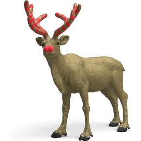 Schleich Farm World – 5" Golden Anniversary Reindeer Figurine – Limited Edition Christmas Collectible Animal Toy for Boys and Girls – Fun Holiday Play Figure for Kids Ages 5+ | 72271 in Saudi Arabia