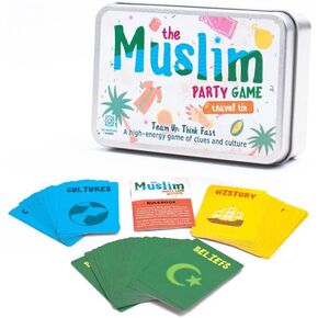 The Muslim Party Game – Islamic Trivia Card Game for Teens & Adults | Ramadan Gifts for Teens | Eid Gift | Halal Family Game Night | Travel Tin | Ages 13+ | 4-12 Players in Saudi Arabia