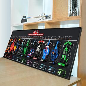 Display Wallboard for Lego F1 Speed Champions Set 66802 (77242–77251) - 10 Race Cars Model Wall Mount Display, Transform Models into Wall Art (Models Not Included) - Premium Black Collector's Mount in Kuwait