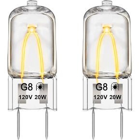 المصباح الكهربائي يناسب GE Samsung Kenmore Maytag Elite على نطاق فرن الميكروويف، G8 120V 20W استبدال المصباح الليلي/الموقد، يستبدل WB25X10019 WB36X10213، 2 حزمة in Kuwait