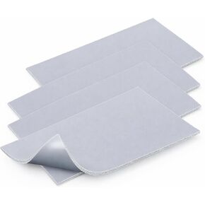 4 Pcs Silicone Heat Press Mat, 4" x 8" Double-Sided Heat-Resistant Foam Heat Press Cover Pad for Hats Vinyl DIY Sleeves Small Items HTV Transfer Ironing Small Business & Home Use (Grey) in Saudi Arabia