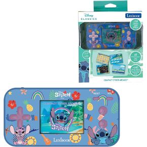 Lexibook - Disney Stitch - Compact Portable Cyber Arcade Console, 150 Games, LCD Colour Screen, Battery-Powered, JL2367D in Kuwait