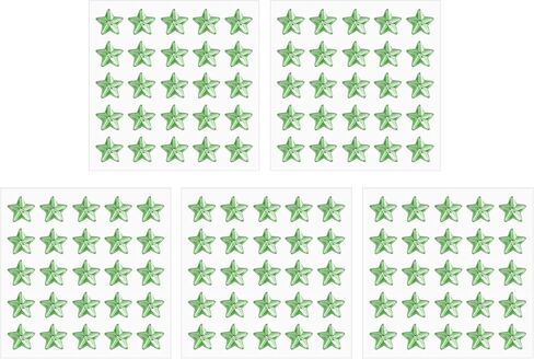 PATIKIL Star Gem Stickers 10mm, 5 Sheet Self Adhesive Acrylic Star Rhinestones Jewel Sticker Crystal Embellishment Sheet for Crafting Nail Decor Makeup DIY, Dark Blue in Saudi Arabia