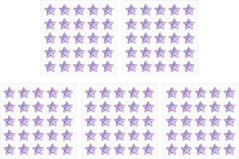 PATIKIL Star Gem Stickers 10mm, 5 Sheet Self Adhesive Acrylic Star Rhinestones Jewel Sticker Crystal Embellishment Sheet for Crafting Nail Decor Makeup DIY, Dark Blue in Saudi Arabia