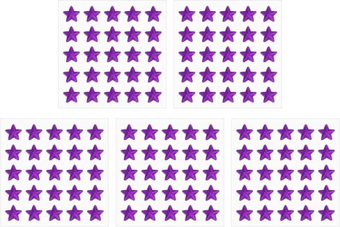 PATIKIL Star Gem Stickers 10mm, 5 Sheet Self Adhesive Acrylic Star Rhinestones Jewel Sticker Crystal Embellishment Sheet for Crafting Nail Decor Makeup DIY, Dark Blue in Saudi Arabia