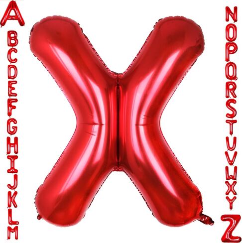 AULE 40 Inch Big Red 6 Balloon Number Large Foil Helium Number Balloons 0-9 Jumbo Giant Happy 6th Birthday Party Decorations for Boy or Girl Huge Mylar Anniversary Party Supplies in Kuwait