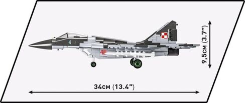 COBI Armed Forces MIG-29 NATO Code Fulcrum Plane in Saudi Arabia
