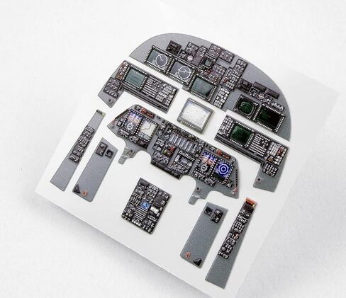 Red Fox Studio 1/48 Rockwell B-1B Lancer، لوحة داخلية أكريليك ثلاثية الأبعاد متأخرة (للمستوى)، أجزاء نموذج بلاستيكي RFSQS-48125 in Saudi Arabia