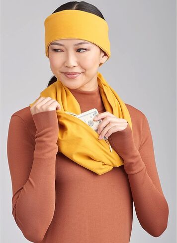 قبعات Simplicity SS9658A Misses، وعصابة رأس، وقفازات بمقاسات S-M-L، وقلنسوة ووشاح لا نهاية له A (S-M-L) in Kuwait