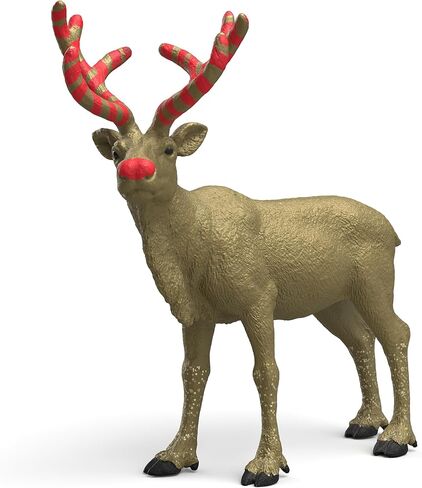 Schleich Farm World – 5" Golden Anniversary Reindeer Figurine – Limited Edition Christmas Collectible Animal Toy for Boys and Girls – Fun Holiday Play Figure for Kids Ages 5+ | 72271 in Saudi Arabia