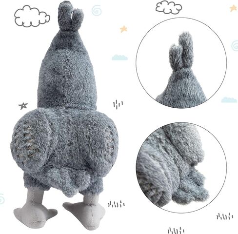 Hollypet Squeaky Plush Stuffed Durable Dog Toys, Cute Puppy Chew Toys for Small, Medium and Large Breed Dogs, Shoebill in Saudi Arabia