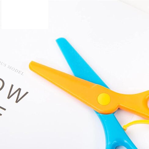 4 Pack Plastic Training Scissors, Safety Learning Scissors, Colorful Paper Craft Supplies Art Scissors in Saudi Arabia