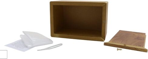 جرة الحيوانات الأليفة من Near & Dear Pet Memorials MDF، 25 بوصة مكعبة، لمسة نهائية طبيعية in Kuwait