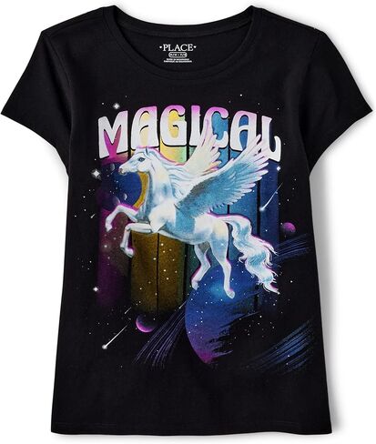 The Children's Place Girls Short Sleeve Graphic T- Shirt in Saudi Arabia