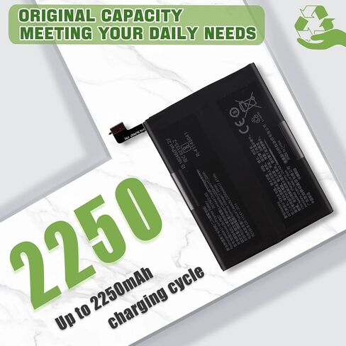 2250mAh New BLP827 Rechargeable Battery Compatible with Oneplus 9 Pro 1+ 9 Pro LE2121, LE2125, LE2123, LE2120, LE2127 with Upgraded Repair Tools Kit in Saudi Arabia
