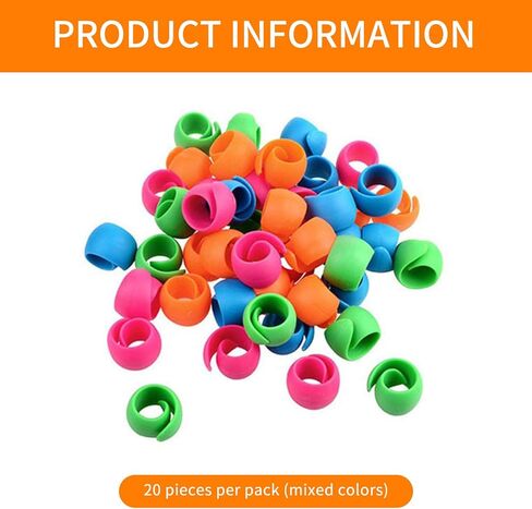 20PCS Thread Spool Holders, Flexible Silicone Thread Organizers for Sewing Machine Embroidery Thread, Keep Spools Neat & Tangle-Free for Sewing Kit & Craft Organization in Saudi Arabia