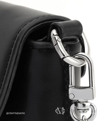 CRAFTMEMORE Snap-On D-Ring Buckle Clips, 4 PCS Keyrings Clasp for Purse Strap SPD4 in Saudi Arabia