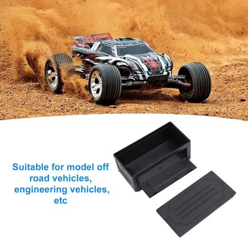 RC Simulated Toolbox, 1:10 Scale RC Model Car Accessory Simulated Toolbox Luggage Storage Decor Set with Custom Stickers for Off Road Crawler in Saudi Arabia