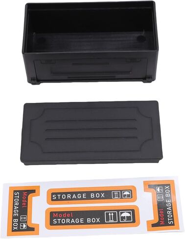 RC Simulated Toolbox, 1:10 Scale RC Model Car Accessory Simulated Toolbox Luggage Storage Decor Set with Custom Stickers for Off Road Crawler in Saudi Arabia