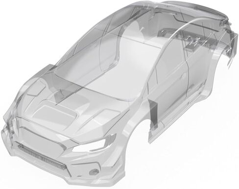RIAARIO XTS-S10 Rally 1.2mm PC Transparent Car Body for XTS-S10 RC Rally Car in Kuwait