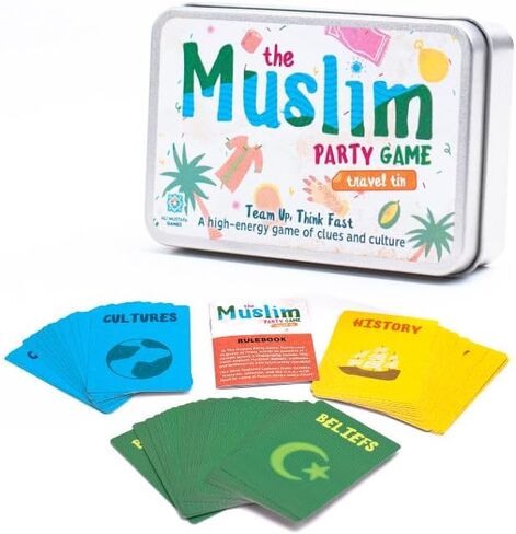 The Muslim Party Game – Islamic Trivia Card Game for Teens & Adults | Ramadan Gifts for Teens | Eid Gift | Halal Family Game Night | Travel Tin | Ages 13+ | 4-12 Players in Saudi Arabia