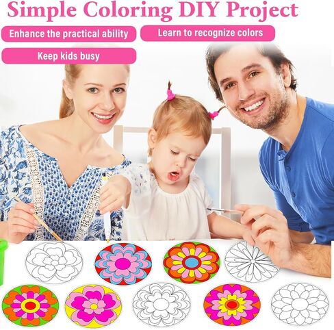 30 جهاز كمبيوتر شخصى الربيع موضوع زهرة Suncatchers الزينة DIY نافذة الطلاء الفن الحرفية كيت الزهور زهرة اللوحة نافذة ملصقات التشبث للأطفال الهدايا أنشطة الفصول الدراسية زخرفة التخييم حزب المشاريع الفنية in Kuwait