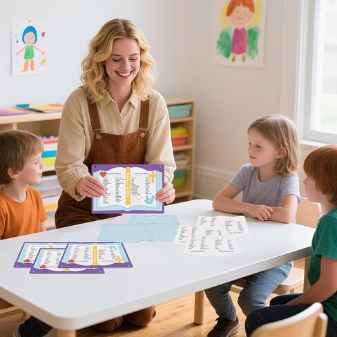 PLUVAVA 32 مجموعة من كتب الكتاب المقدس الحرفية عدة مدرسة الأحد الحرف اليدوية DIY ملصق الكتاب المقدس المسيحي زخرفة معلقة للمدرسة والمنزل والفصول الدراسية وأنشطة الكنيسة VBS الدينية in Kuwait