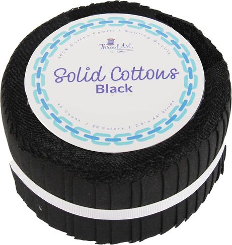 ThreadArt Exclusive Prints Jelly Roll Fabric Strips for Quilting, Crafting, and Sewing, 40 Precut Fabric Strips in Pink Prints, Premium Cotton for Quilts, Crafts, Rugs, Blankets, Clothing and More in Saudi Arabia