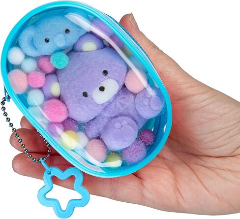 ORB Tabalicious Gacha Pouch TABA Squishy Keychain Charms - Elephant and Bear Gachapon TABA Squishies with Pouch - Soft, Sticky Collectible TABA Fidget Stress Ball Toys for Kids, Backpacks, Keys, More in Saudi Arabia