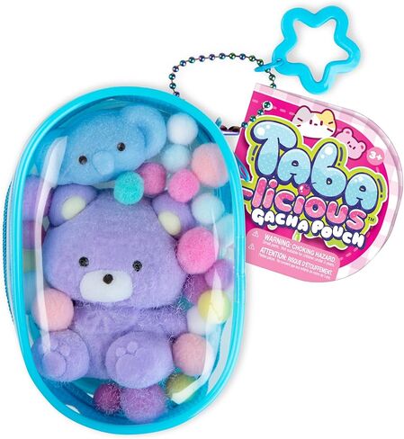 ORB Tabalicious Gacha Pouch TABA Squishy Keychain Charms - Elephant and Bear Gachapon TABA Squishies with Pouch - Soft, Sticky Collectible TABA Fidget Stress Ball Toys for Kids, Backpacks, Keys, More in Saudi Arabia