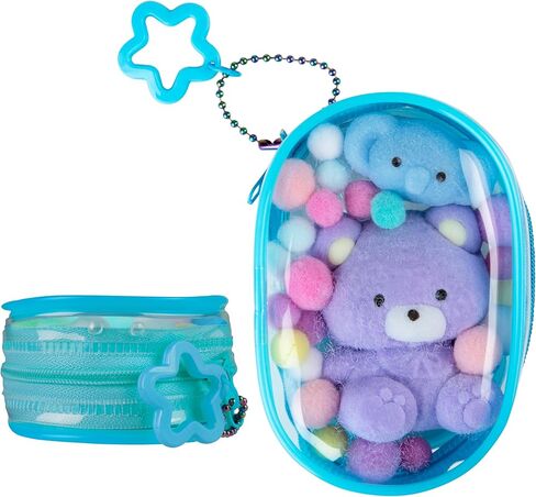 ORB Tabalicious Gacha Pouch TABA Squishy Keychain Charms - Elephant and Bear Gachapon TABA Squishies with Pouch - Soft, Sticky Collectible TABA Fidget Stress Ball Toys for Kids, Backpacks, Keys, More in Saudi Arabia