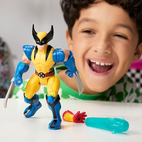 لعبة AVENGERS MixMashers Marvel Wolverine مخصصة للخلط والمطابقة وملحقاتها، بمقياس 5 بوصة (12 سم) ألعاب البطل الخارق للأطفال، للأعمار من 4 سنوات فما فوق in Kuwait