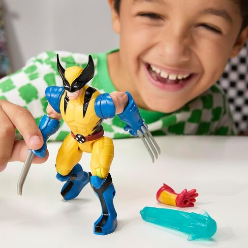لعبة AVENGERS MixMashers Marvel Wolverine مخصصة للخلط والمطابقة وملحقاتها، بمقياس 5 بوصة (12 سم) ألعاب البطل الخارق للأطفال، للأعمار من 4 سنوات فما فوق in Kuwait