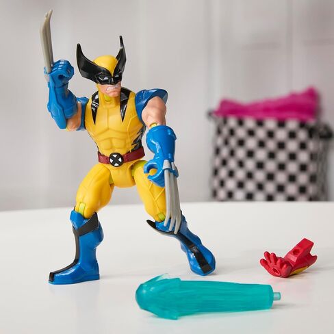 لعبة AVENGERS MixMashers Marvel Wolverine مخصصة للخلط والمطابقة وملحقاتها، بمقياس 5 بوصة (12 سم) ألعاب البطل الخارق للأطفال، للأعمار من 4 سنوات فما فوق in Kuwait