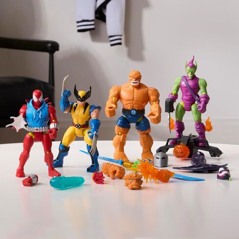 لعبة AVENGERS MixMashers Marvel Wolverine مخصصة للخلط والمطابقة وملحقاتها، بمقياس 5 بوصة (12 سم) ألعاب البطل الخارق للأطفال، للأعمار من 4 سنوات فما فوق in Kuwait