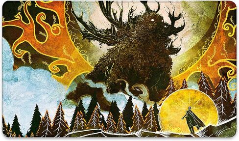 Paramint Natural Order (مخيط) - مفرش لعب MTG من Anato Finnstark، LOTR Lord of The Rings - متوافق مع مفرش اللعب Magic The Gathering - Play MTG، YuGiOh، TCG - تصميمات وإكسسوارات أصلية in Saudi Arabia