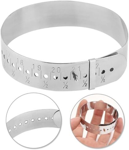 Stainless Steel Jewelry Making Tool Adjustable Bangle Gauge Sizer Jewellery Making Bracelet Sizing Tools in Saudi Arabia