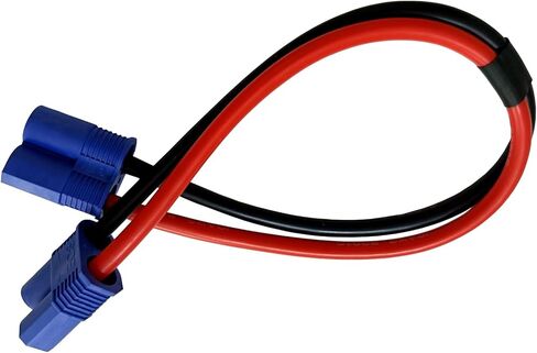 EC8 Male Connector to EC8 Female Connector Extension Cable RC Adapter Plug with 30cm 10awg Silicone Wire for RC Airplane Battery Charger in Saudi Arabia