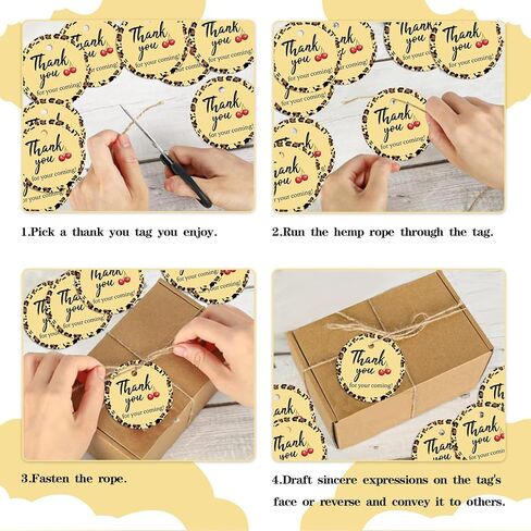 50 قطعة من علامات الشكر لعيد ميلاد الفهد الكرزي، علامات صفراء مستديرة لحفلات الفهد، هدايا لحفلات أعياد الميلاد في الغابة سفاري للحيوانات، ديكور لحفلات أعياد ميلاد الفهد والعزوبية وحفلات الزفاف وحفلات الخطوبة in Kuwait