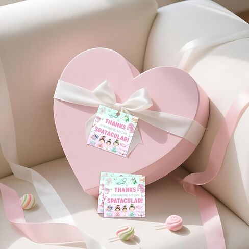 50Pcs Spa Birthday Thank You Tags Spa Day Gift Tag with String Thanks for Making My Party Spatacular Paper Tag Pampering Bday Party Tags for Girl Makeup Pamper Pajama Birthday Party Favors in Kuwait