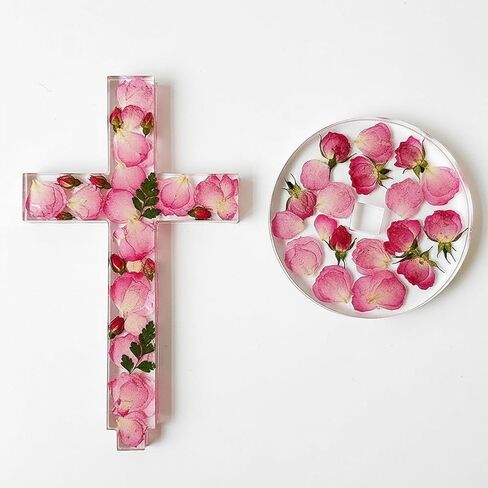 2 Sets Cross Mold Fancy Cross Christmas Ornament Molds for Aroma Beads DIY Hanging Candles Decoration Making Blessed Gifts Home Decor with Base Standing Halloween in Saudi Arabia