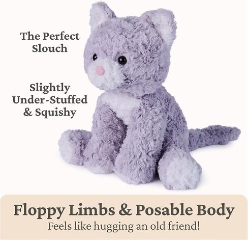 GUND Cozys Collection Kitten Plush, Cat Stuffed Animal for Ages 0 and Up, Purple, 10" in Saudi Arabia