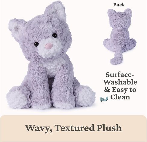 GUND Cozys Collection Kitten Plush, Cat Stuffed Animal for Ages 0 and Up, Purple, 10" in Saudi Arabia
