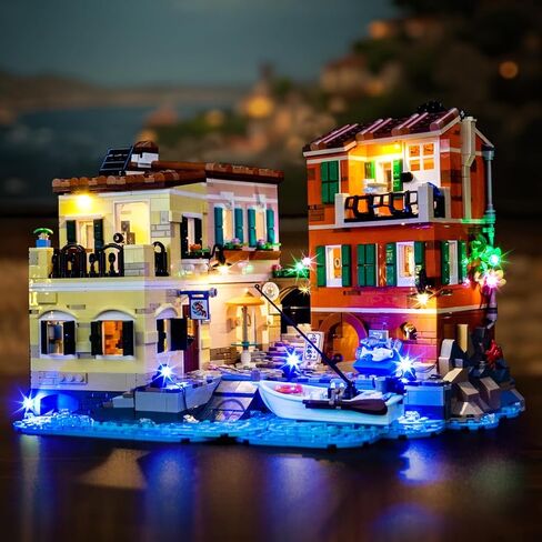 LED Lighting Compatible with Lego 21359 Italian Riviera,Light Kit Compatible with Lego Architectural 21359 for Adults,NOT Included The Model Set - JUST Lights in Saudi Arabia