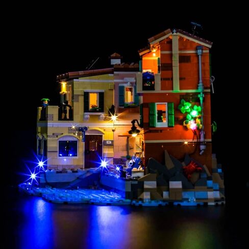 LED Lighting Compatible with Lego 21359 Italian Riviera,Light Kit Compatible with Lego Architectural 21359 for Adults,NOT Included The Model Set - JUST Lights in Saudi Arabia