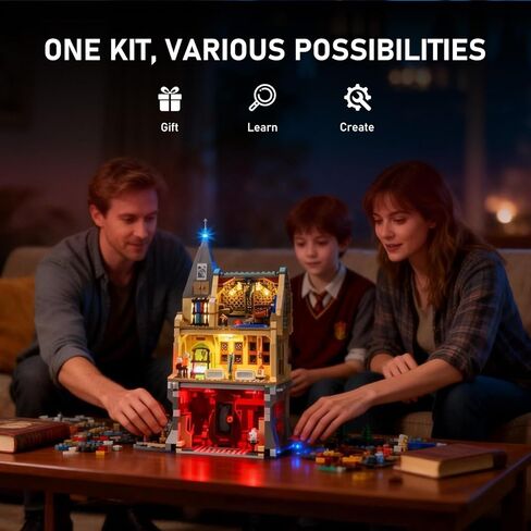 مجموعة إضاءة BRIKSMAX 2.0 متوافقة مع قلعة Lego Harry Potter: مجموعات بناء جناح المستشفى 76463 - مجموعات إضاءة LED الأصلية (الملحقات فقط) للعرض والهدايا وهواة الجمع in Saudi Arabia