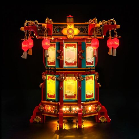 طقم إضاءة متوافق مع Lego Trotting Lantern 80116 - لا يوجد نموذج فقط، ملحقات إضاءة LED متوافقة مع Lego Foley Running Light (الإصدار القياسي) in Saudi Arabia